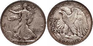 1/2 Доллар США (1776 - ) Серебро 
