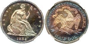 1/2 Доллар США (1776 - ) Серебро 