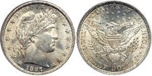 1/2 Доллар США (1776 - ) Серебро 