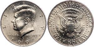 1/2 Доллар США (1776 - ) Серебро Джон Фицджеральд Кеннеди (1917-1963)