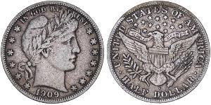 1/2 Доллар США (1776 - ) Серебро 