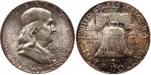 1/2 Доллар США (1776 - ) Серебро Франклин Делано Рузвельт (1882-1945)