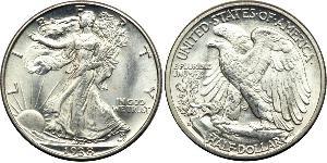 1/2 Доллар США (1776 - ) Серебро 