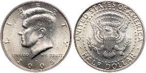 1/2 Доллар США (1776 - ) Серебро Джон Фицджеральд Кеннеди (1917-1963)