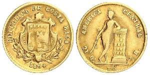 1/2 Ескудо Costa Rica (1821 - ) Золото 