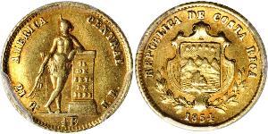 1/2 Ескудо Costa Rica (1821 - ) Золото 