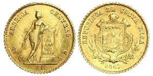 1/2 Ескудо Costa Rica (1821 - ) Золото 