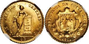 1/2 Ескудо Costa Rica (1821 - ) Золото 