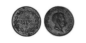 1/2 Крейцер Велике герцогство Баден (1806-1918) Мідь Louis I, Grand Duke of Baden (1763 - 1830)