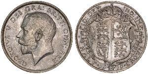 1/2 Крона(английская) Соединённое королевство Великобритании и Ирландии (1801-1922) Серебро Георг V (1865-1936)