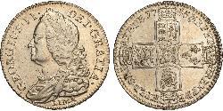 1/2 Крона(англійська) Королівство Великобританія (1707-1801) Золото Георг II (1683-1760)