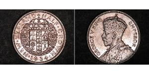 1/2 Крона(англійська) Нова Зеландія Срібло Георг V (1865-1936)