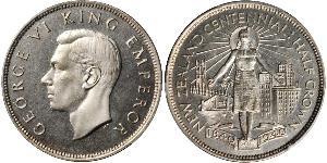 1/2 Крона(англійська) Нова Зеландія Срібло Георг VI (1895-1952)