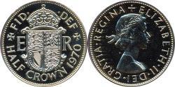 1/2 Крона Велика Британія (1922-) Нікель/Мідь Єлизавета II (1926-2022)