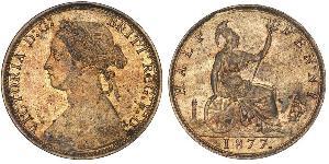 1/2 Пенни Великобритания  Медь Виктория (1819 - 1901)