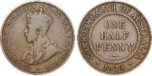 1/2 Пені Австралія (1788 - 1939) Бронза Георг V (1865-1936)