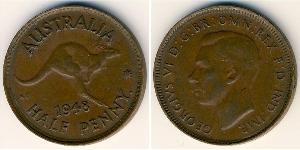 1/2 Пені Австралія (1939 - ) Бронза 