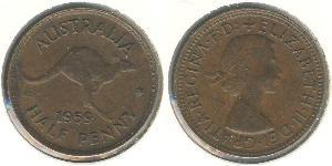 1/2 Пені Австралія (1939 - ) Бронза 