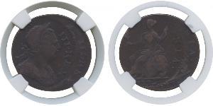 1/2 Пені Королівство Великобританія (1707-1801) Бронза Георг III (1738-1820)