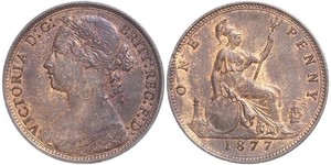 1/2 Пені Велика Британія  Мідь Вікторія (1819 - 1901)