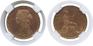 1/2 Пені Велика Британія  Мідь Вікторія (1819 - 1901)