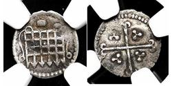 1/2 Пені Королівство Англія (927-1649,1660-1707) Срібло Єлизавета I (1533-1603)
