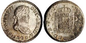 1/2 Реал Болівія Срібло Фердинанд VII король Іспанії (1784-1833)