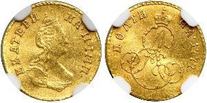 1/2 Рубль / 1 Полтіна Російська імперія (1720-1917) Золото Катерина II (1729-1796)