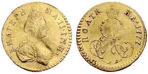1/2 Рубль / 1 Полтіна Російська імперія (1720-1917) Золото Катерина II (1729-1796)