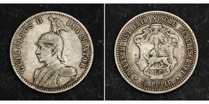 1/2 Рупия Германская Восточная Африка (1885-1919) Серебро 
