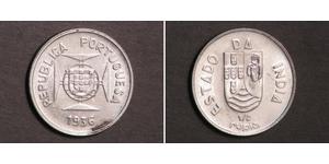 1/2 Рупия Португальская Индия (1510-1961) Серебро 