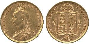 1/2 Соверен Австралія (1788 - 1939) Золото Вікторія (1819 - 1901)