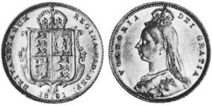 1/2 Соверен Австралія (1788 - 1939) Золото Вікторія (1819 - 1901)