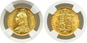 1/2 Соверен Велика Британія  Золото Вікторія (1819 - 1901)
