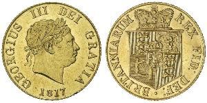 1/2 Соверен Сполучене королівство Великобританії та Ірландії (1801-1922) Золото Георг III (1738-1820)