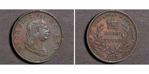 1/2 Стівер Сполучене королівство Великобританії та Ірландії (1801-1922) Мідь Георг III (1738-1820)