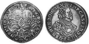 1/2 Талер Аугсбург (1276 - 1803) Серебро Ferdinand III, Holy Roman Emperor (1608-1657)