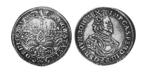 1/2 Талер Аугсбург (1276 - 1803) Серебро Ferdinand III, Holy Roman Emperor (1608-1657)