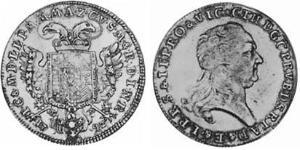 1/2 Талер Бавария (курфюршество) (1623 - 1806) Серебро 