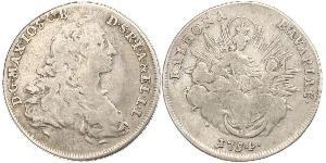 1/2 Талер Бавария (курфюршество) (1623 - 1806) Серебро Максимилиан III (курфюрст Баварии)(1727 – 1777)