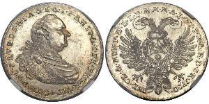 1/2 Талер Бавария (курфюршество) (1623 - 1806) Серебро 