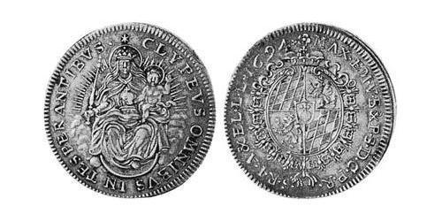 1/2 Талер Бавария (курфюршество) (1623 - 1806) Серебро 