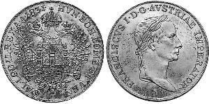 1/2 Талер Австрійська імперія (1804-1867) Срібло 