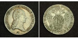 1/2 Талер Австрійська імперія (1804-1867) Срібло Francis II, Holy Roman Emperor (1768 - 1835)