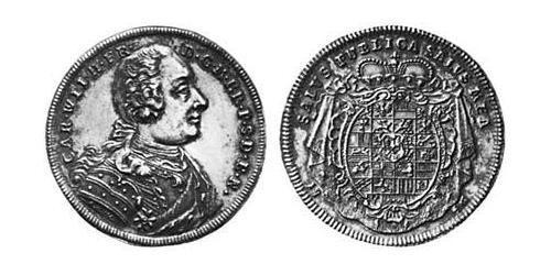 1/2 Талер Ансбах (1398–1792) Срібло Charles William Frederick, Margrave of Brandenburg-Ansbach (1712 – 1757)