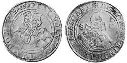 1/2 Талер Анхальт (1212 - 1806) Срібло Joachim Ernest, Prince of Anhalt (1536 – 1586)