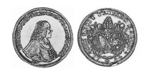 1/2 Талер Аугсбург (1276 - 1803) Срібло Joseph Ignaz Philipp von Hessen-Darmstadt (1699–1768)