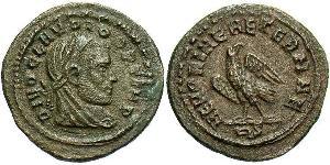 1/2 Фоллис Римская империя (27BC-395) Бронза Клавдий II  (213-270)