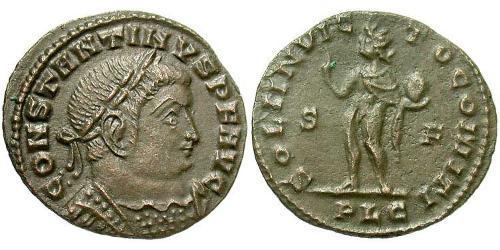 1/2 Фоллис Римская империя (27BC-395) Бронза Константин I (272 - 337)