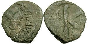 1/2 Фолліс Візантійська імперія (330-1453) Бронза Юстин I (450-527)